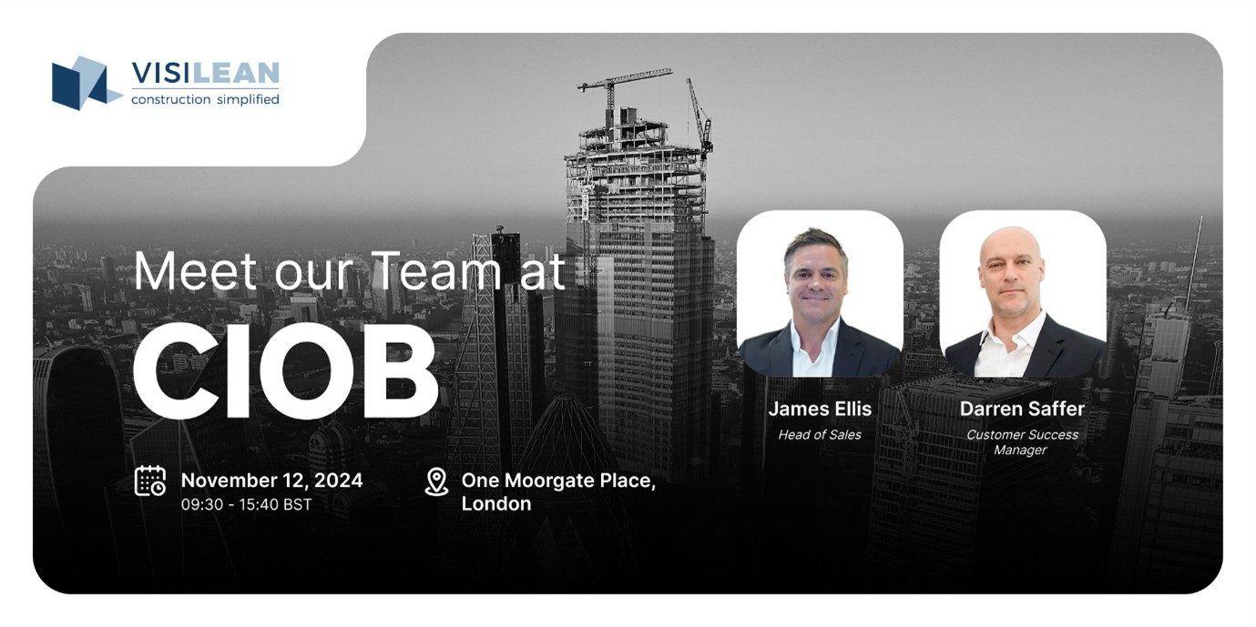 Chartered Institute of Building (CIOB) – Tech and Data Live