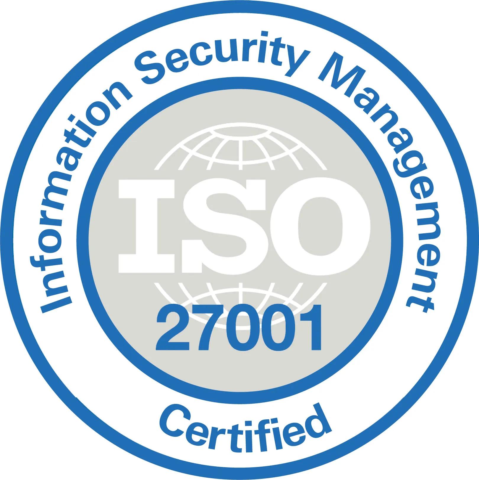 ISO 27001 Certificate — page 1