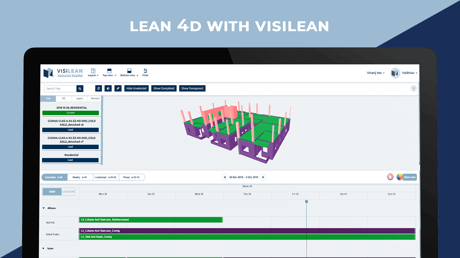 Lean 4D with VisiLean
