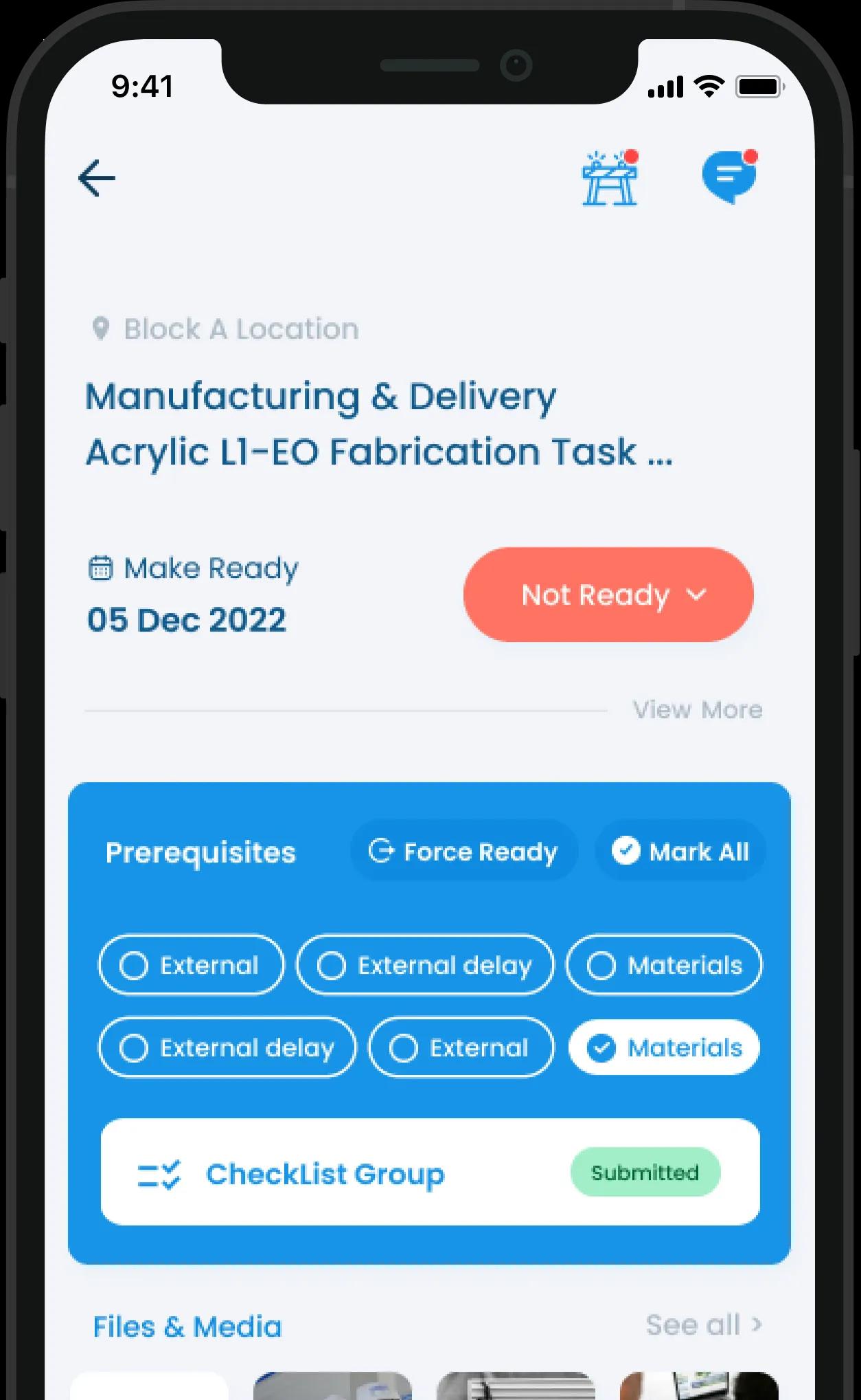 VisiLean LiveSite mobile app