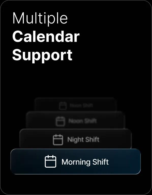 Multiple Calendar Support