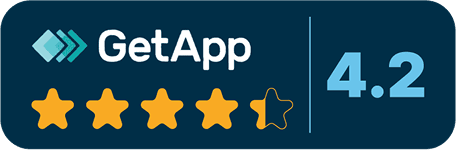 GetApp rating 4.2 out of 5