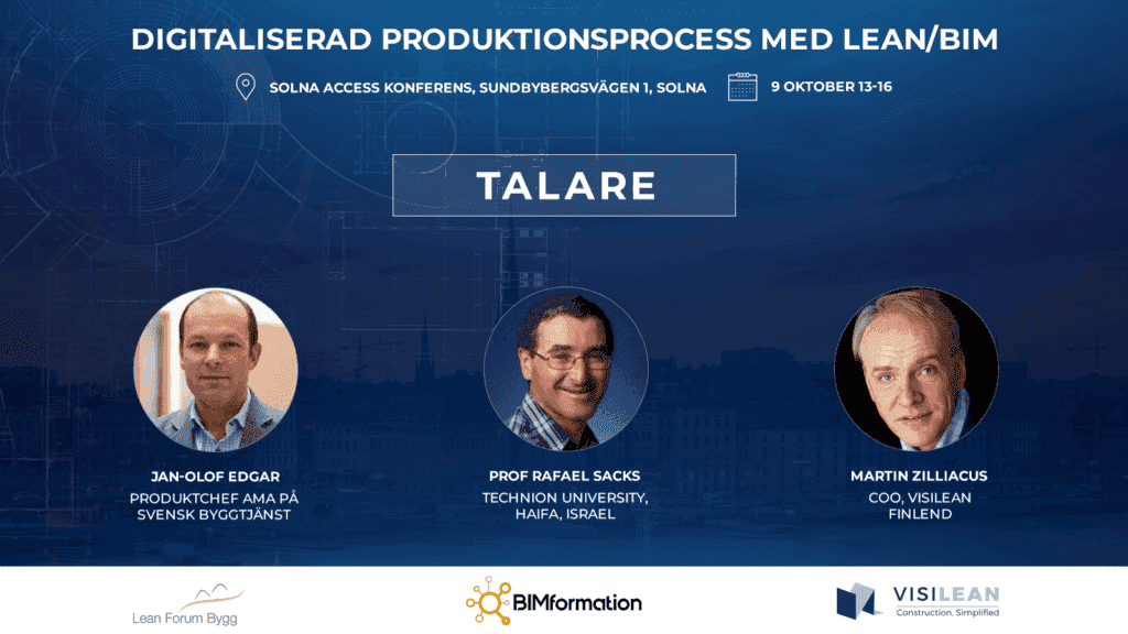 Lean & BIM & digitisation in Sweden