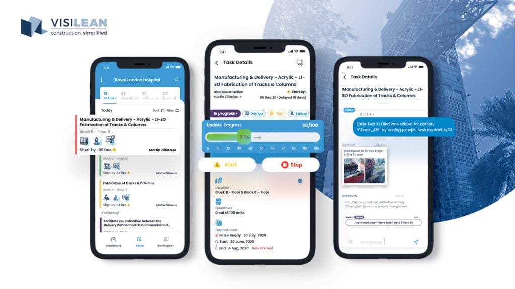 LiveSite -Construction app facilitating real-time reporting